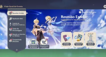 AR 48 Klee + Oração / Keqing + Falcão / Mona e Qiqi