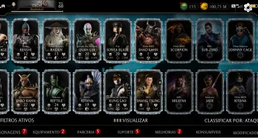 Conta Mk Mortal Kombat Mobile 50 Dima