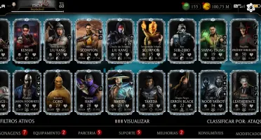 Conta Mk Mortal Kombat Mobile 50 Dima