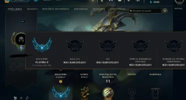 Conta Platina 2 LoL