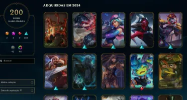 Venda de conta league of legends.para vender logo