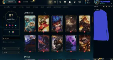 Conta Level 368 - C/ Trist Bombeira, Lux Elementalista E +