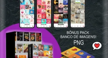 Mega Pack Templantes Editaveis Canva + 30000 Imagens PNG