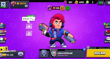 Conta Brawl Stars com muitas skins