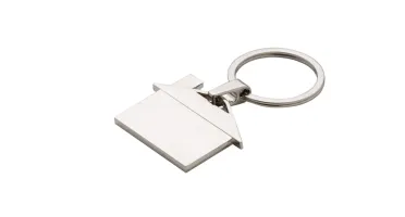 Chaveiro de Metal em Formato de Casa com Caixa