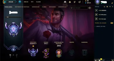 CONTA DE LEAGUE OF LEGENDS !
