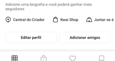 Conta do Kwai com quase 50 mil seguidores Nicho Fitness