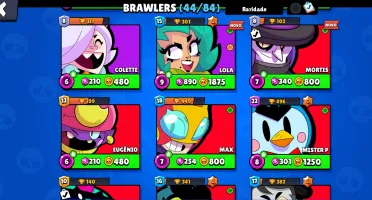 Vendo minha conta do Brawl Stars