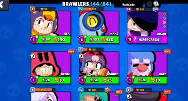 Vendo minha conta do Brawl Stars