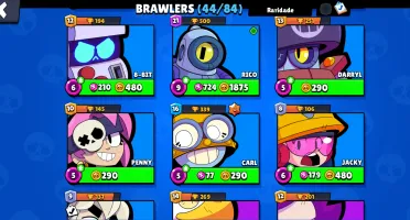 Vendo minha conta do Brawl Stars