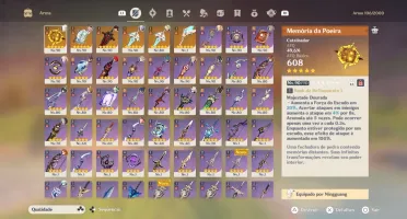 Conta AR 58 - 14 personagens 5* + 6 armas 5*