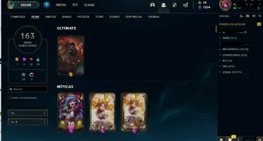 CONTA DE LOL 163 skin