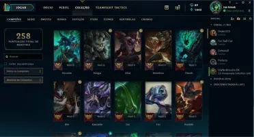 Conta de League of Legends
