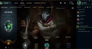 Conta de League of Legends