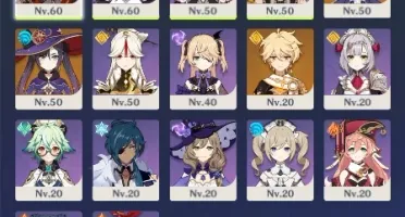 ✨ GENSHIN IMPACT CONTA COM qiqi⭐tartaglia⭐mona⭐ AR35 ✨