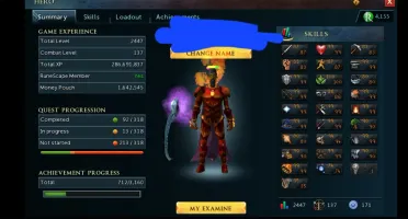 Venda de conta RS3/OSRS