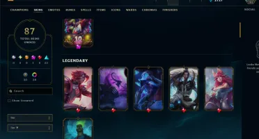 Conta lol Mestre 87 Skins, Full Champs, Full Acesso