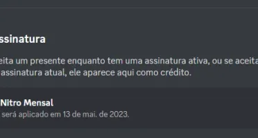 Gift Card Discord Nitro - 1 Ano
