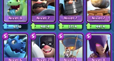 CONTA LEVEL 12 COM TODAS AS CARTAS E UMA TROCA DE NOME