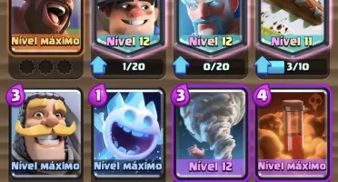CONTA LEVEL 12 COM TODAS AS CARTAS E UMA TROCA DE NOME