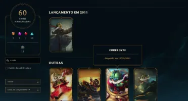 Conta LoL - CORKI OVNI