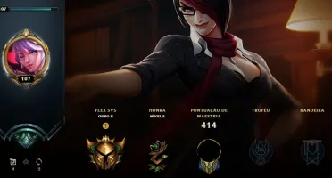 Uma incrível conta de LoL [189 Skins+ColeçãoRiot]