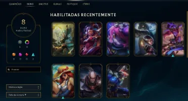 CONTA DE LEAGUE OF LEGENDS PRATA 4 SEM BORDA