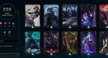 Conta com muitas skins prestígios