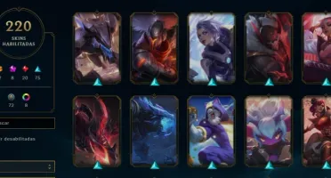 Conta com muitas skins prestígios