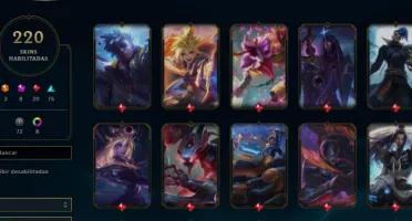 Conta com muitas skins prestígios