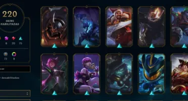 Conta com muitas skins prestígios