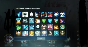 Conta De LoL PLATINA 5 S7 mais de 50k de Rp em skins