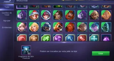 Conta mobile legends bang bang lvl 25