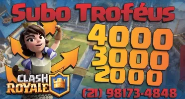 Subo Troféus Clash Royale