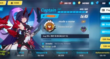 Honkai Impact 3 America contalvl45 HoT Asuka VioletExecuter