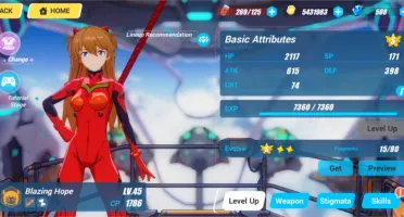 Honkai Impact 3 America contalvl45 HoT Asuka VioletExecuter