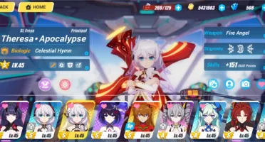 Honkai Impact 3 America contalvl45 HoT Asuka VioletExecuter