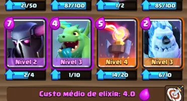 CONTA DE CLASH ROYALE ARENA 8 COM UMA LENDÁRIA