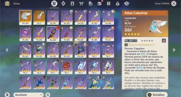 AR55 Hutão Ayaka Zhongli Keqing Diluc C1.. + Atlas, Esp Cel.