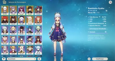 AR55 Hutão Ayaka Zhongli Keqing Diluc C1.. + Atlas, Esp Cel.