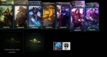 Conta lol League of Legends UnRanked lvl 30+Skins & Campeões