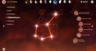 AR 47 - Kazuha C1, Hutão, Keqing, Diluc, Jean e Qiqi