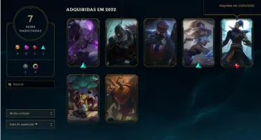 Conta Platina 3 Com Kayn odisseia e 4 cromas