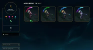 Conta Platina 3 Com Kayn odisseia e 4 cromas