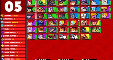 [ Menor Preço! ] Contas de Brawl Stars de Todos os Tipos