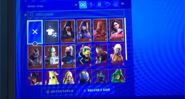 CONTA FORTNITE COM FOICE, GLOW E +