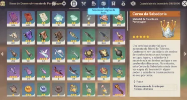 AR 56 | Xiao, Hutao, Baizhu, Nahida, Zhongli | 3 Armas 5⭐