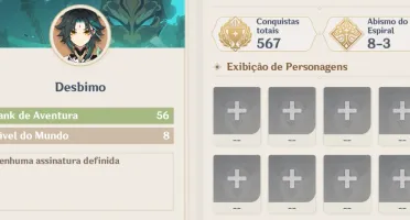 AR 56 | Xiao, Hutao, Baizhu, Nahida, Zhongli | 3 Armas 5⭐