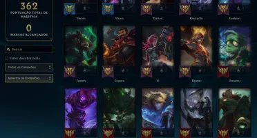 Conta LOL +155 skins