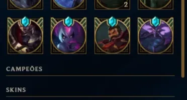 Conta LOL +155 skins